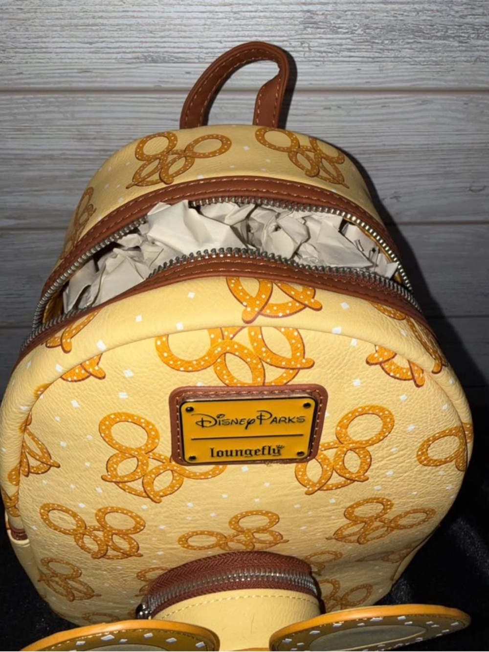 Loungefly Disney Pretzel Mickey Mini Backpack - Picture 3 of 3